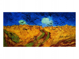 Campo Di Grano Con Corvi