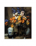 Calendulas and Chinese Vase