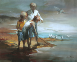 Boys on the beach