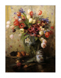 Spring Flowers and Ginger Jar