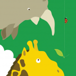 Safari Group: Giraffe and Rhino