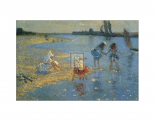 Walberswick, Children Paddling