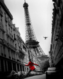 Paris - red woman