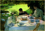 colazione in giardino