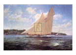 The Racing Schooner 'Westward'