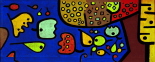 Fruchte Auf Blau
