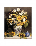 Sunflowers and Cosmos