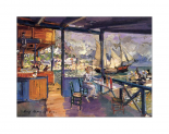 Terrace on a Sea Shore